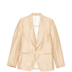 Giacca con revers a scialle in oro Lardini - uomo 