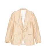 Giacca con revers a scialle in oro Lardini - uomo 