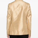Giacca con revers a scialle in oro Lardini - uomo 