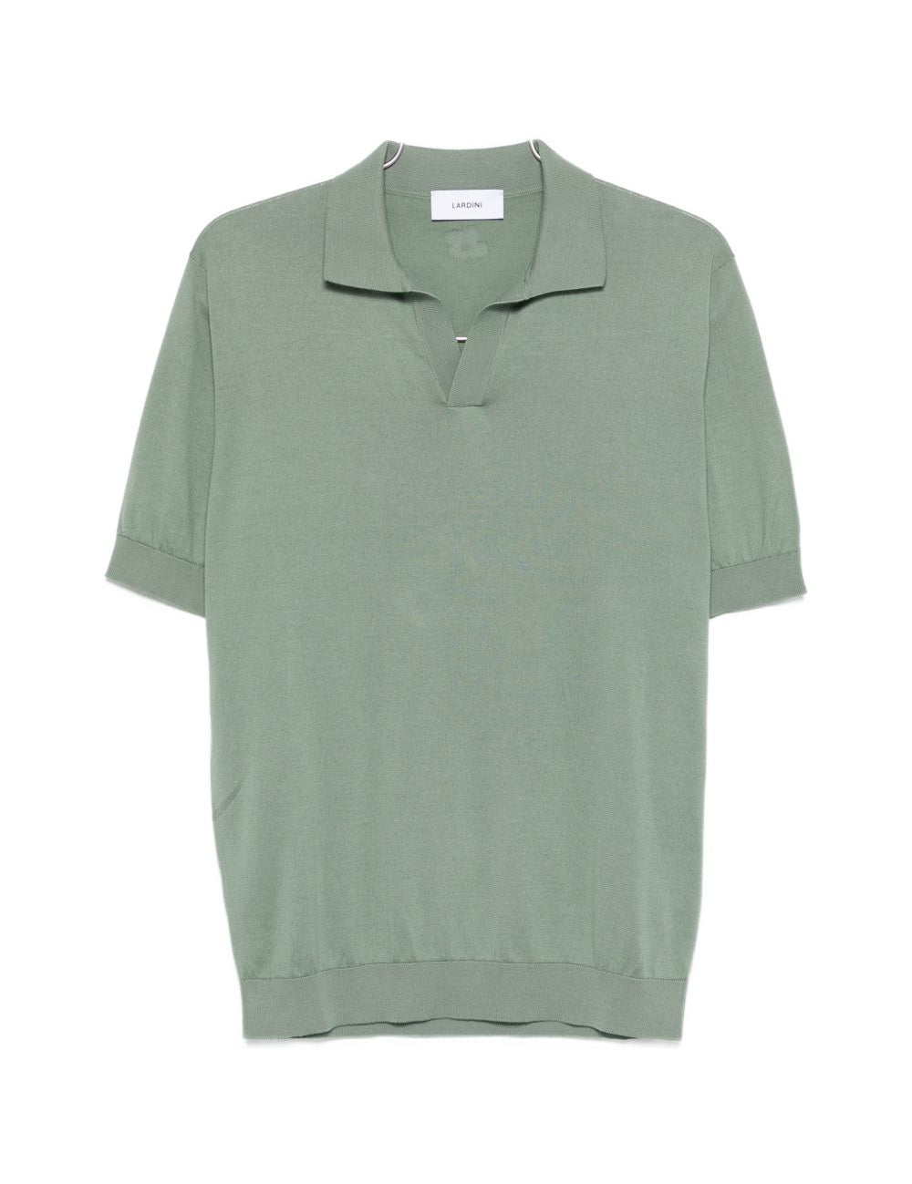 Polo con colletto in verde Lardini - uomo 