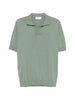 Polo con colletto in verde Lardini - uomo
