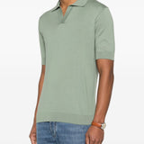 Polo con colletto in verde Lardini - uomo 