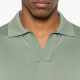 Polo con colletto in verde Lardini - uomo 