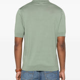 Polo con colletto in verde Lardini - uomo 