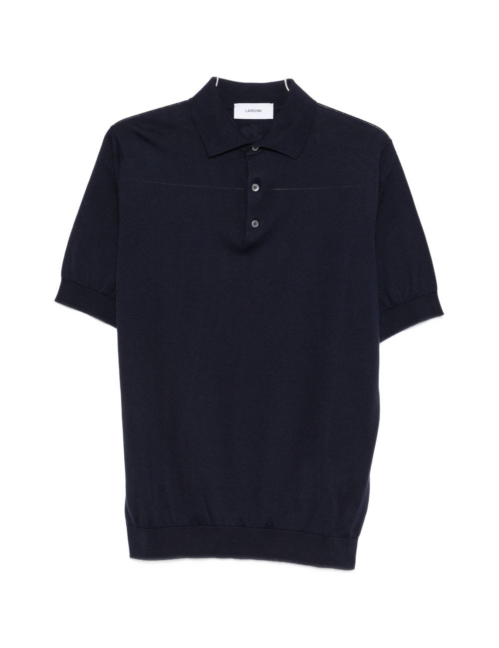 Polo con bottoni in blu Lardini - uomo 