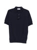 Polo con bottoni in blu Lardini - uomo