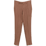 Pantaloni lyon in marrone lardini - uomo 