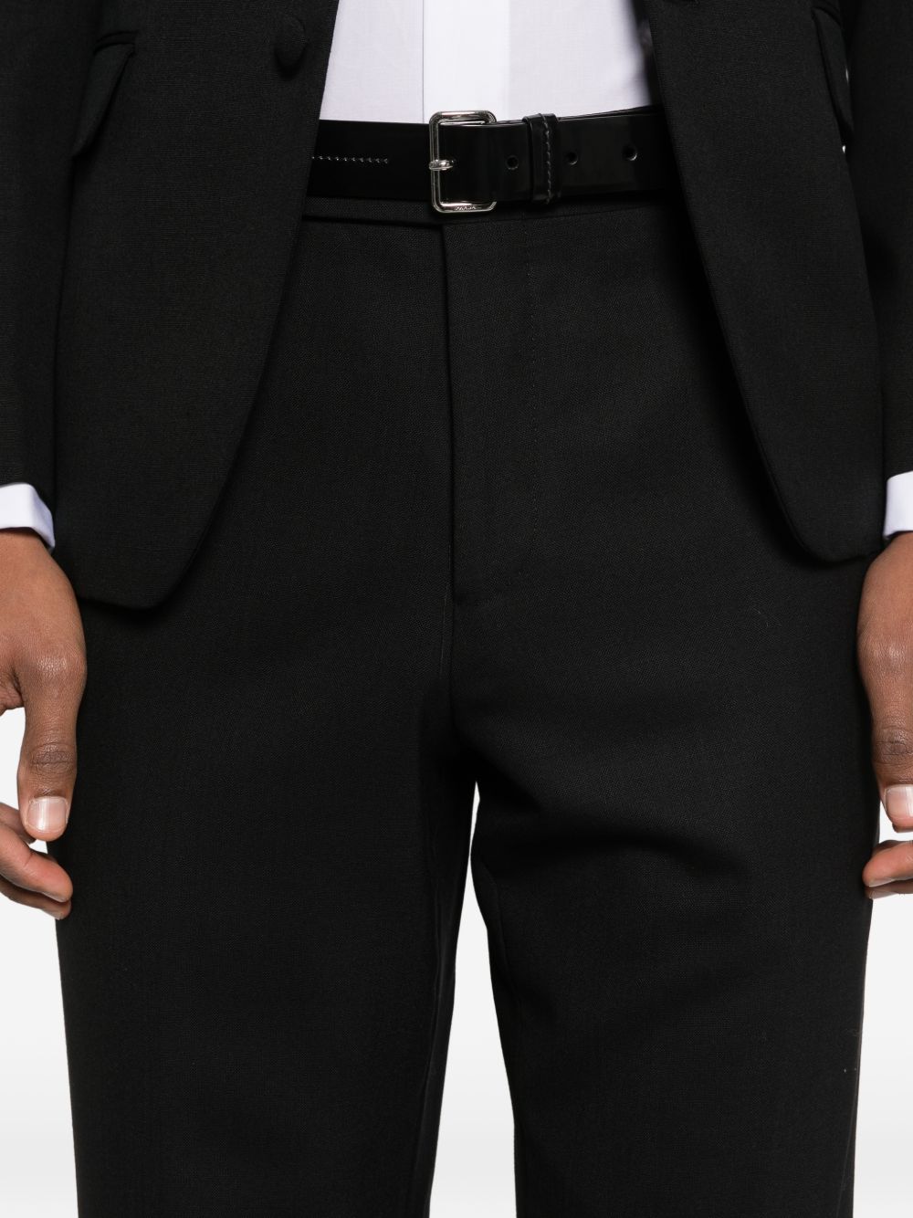 Pantaloni patuk in nero lardini - uomo 