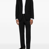 Pantaloni patuk in nero lardini - uomo 