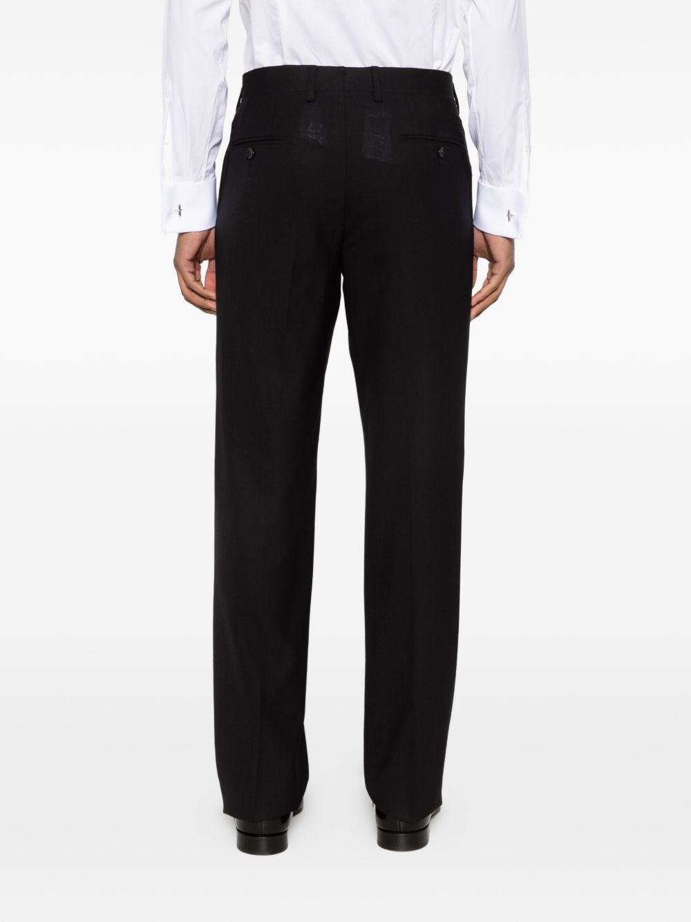 Pantaloni patuk in nero lardini - uomo 