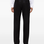 Pantaloni patuk in nero lardini - uomo 