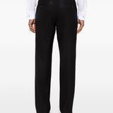 Pantaloni patuk in nero lardini - uomo 