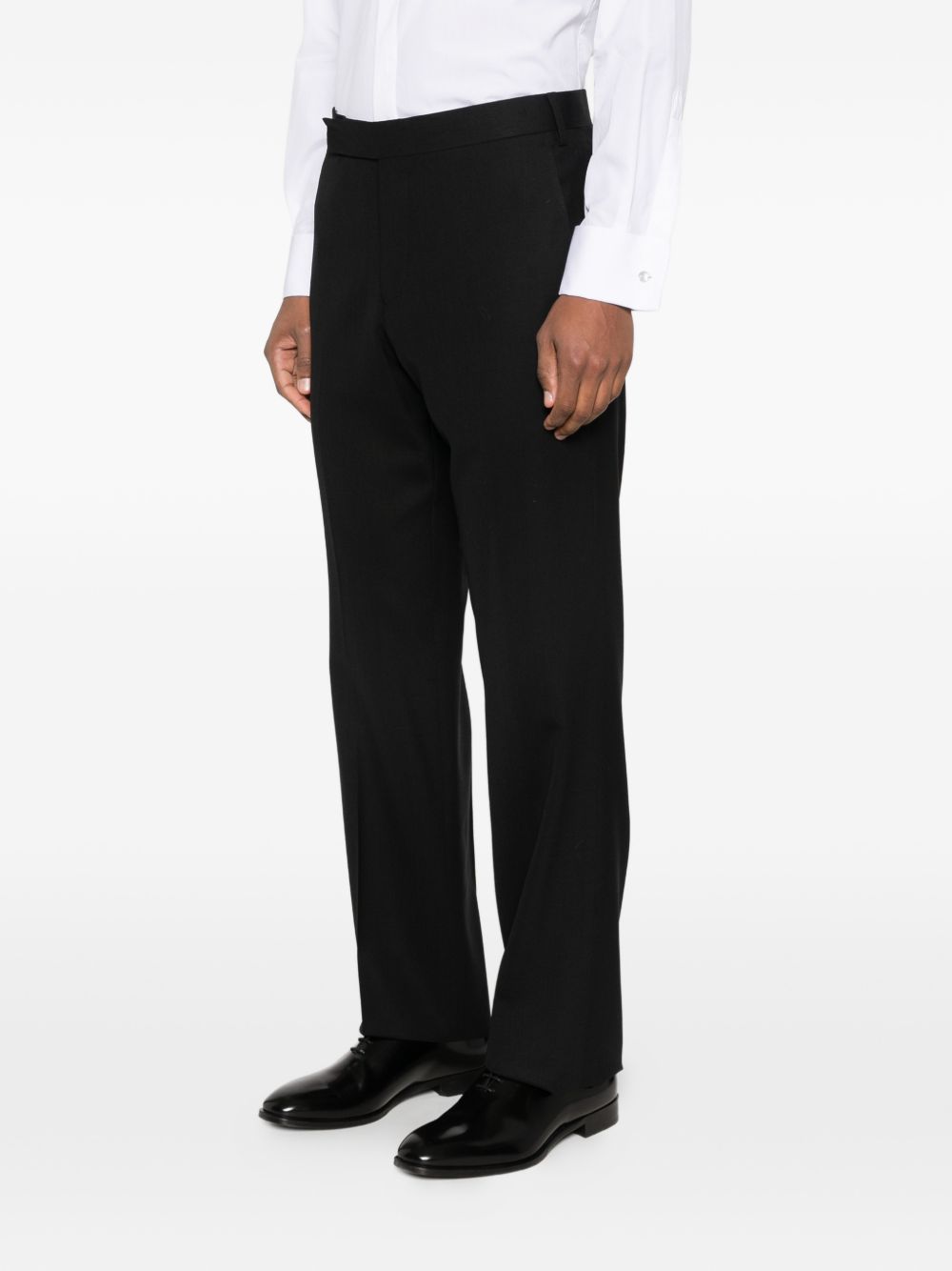 Pantaloni patuk in nero lardini - uomo 