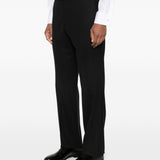 Pantaloni patuk in nero lardini - uomo 