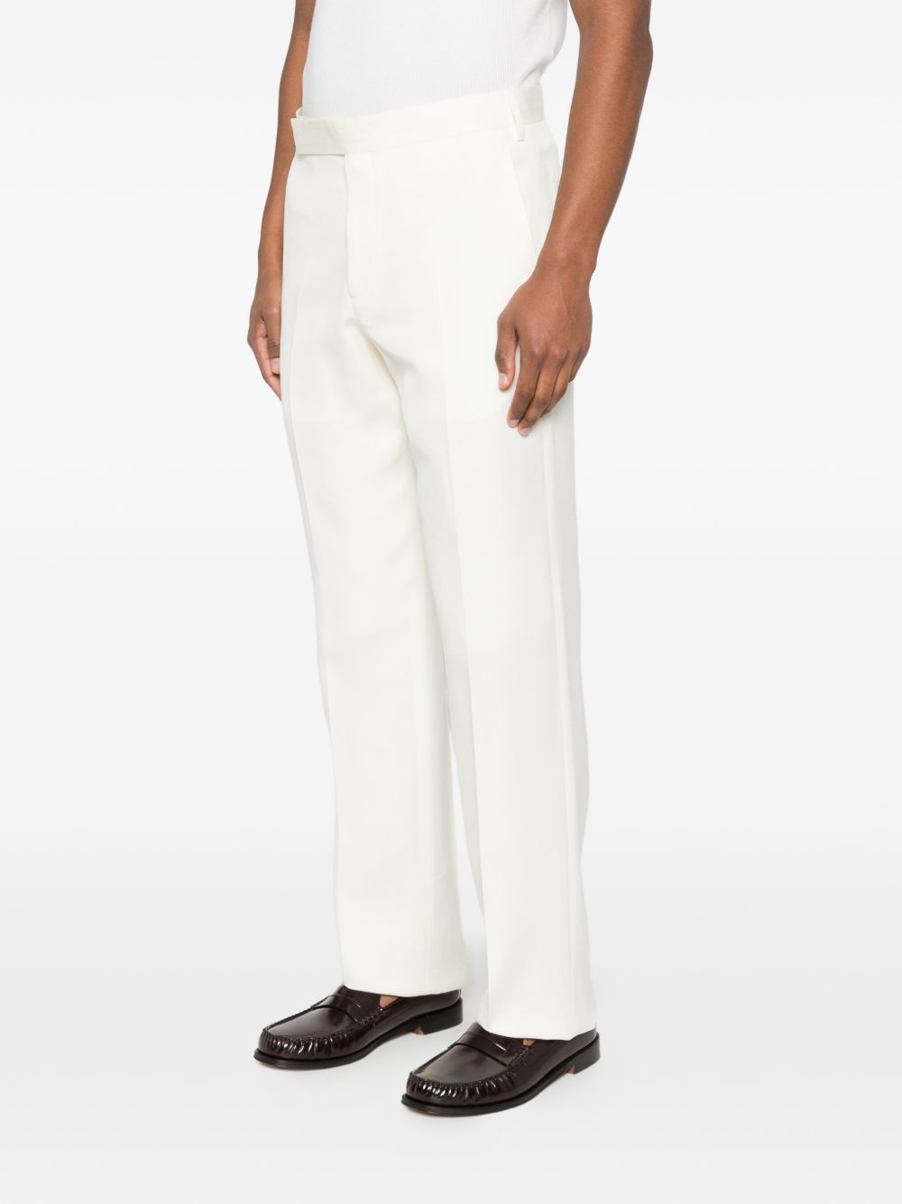 Pantaloni paluk in bianco lardini - uomo 