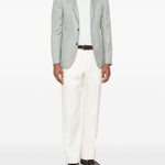 Pantaloni paluk in bianco lardini - uomo 