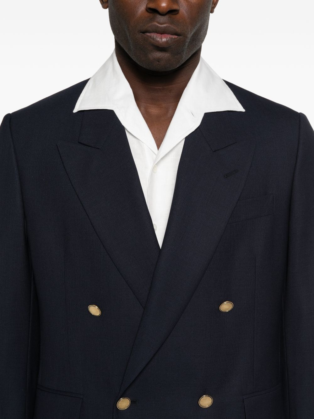 Giacca doppiopetto in blu Lardini - uomo 
