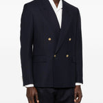 Giacca doppiopetto in blu Lardini - uomo 