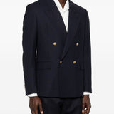 Giacca doppiopetto in blu Lardini - uomo 