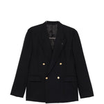 Giacca doppiopetto in nero Lardini - uomo 