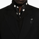 Giacca doppiopetto in nero Lardini - uomo 