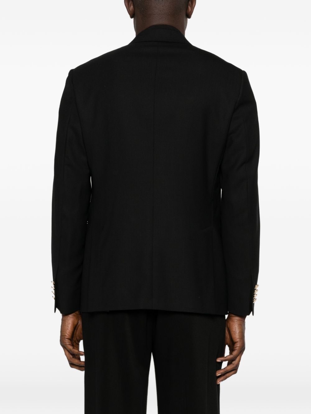 Giacca doppiopetto in nero Lardini - uomo 
