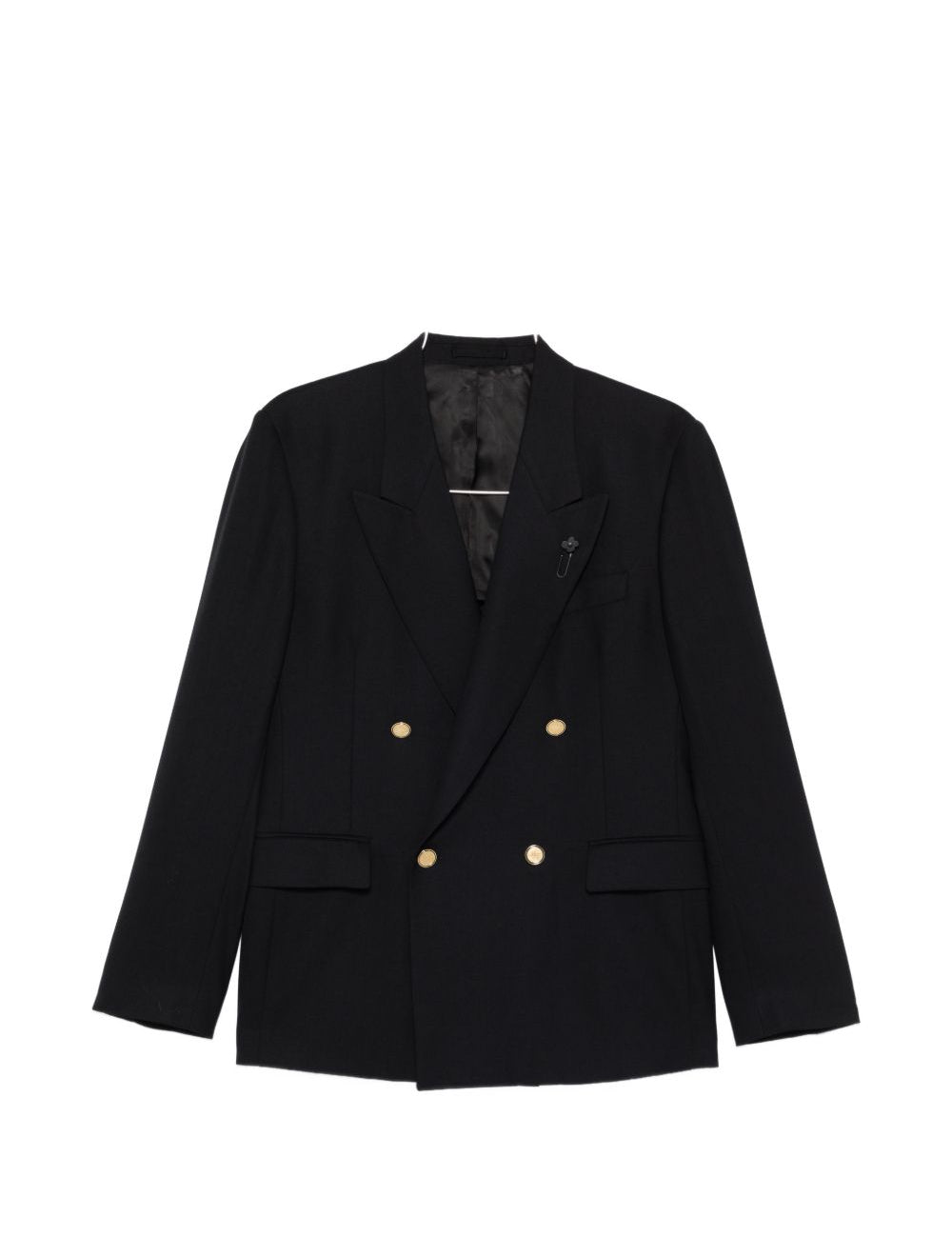 Giacca doppiopetto in nero Lardini - uomo 