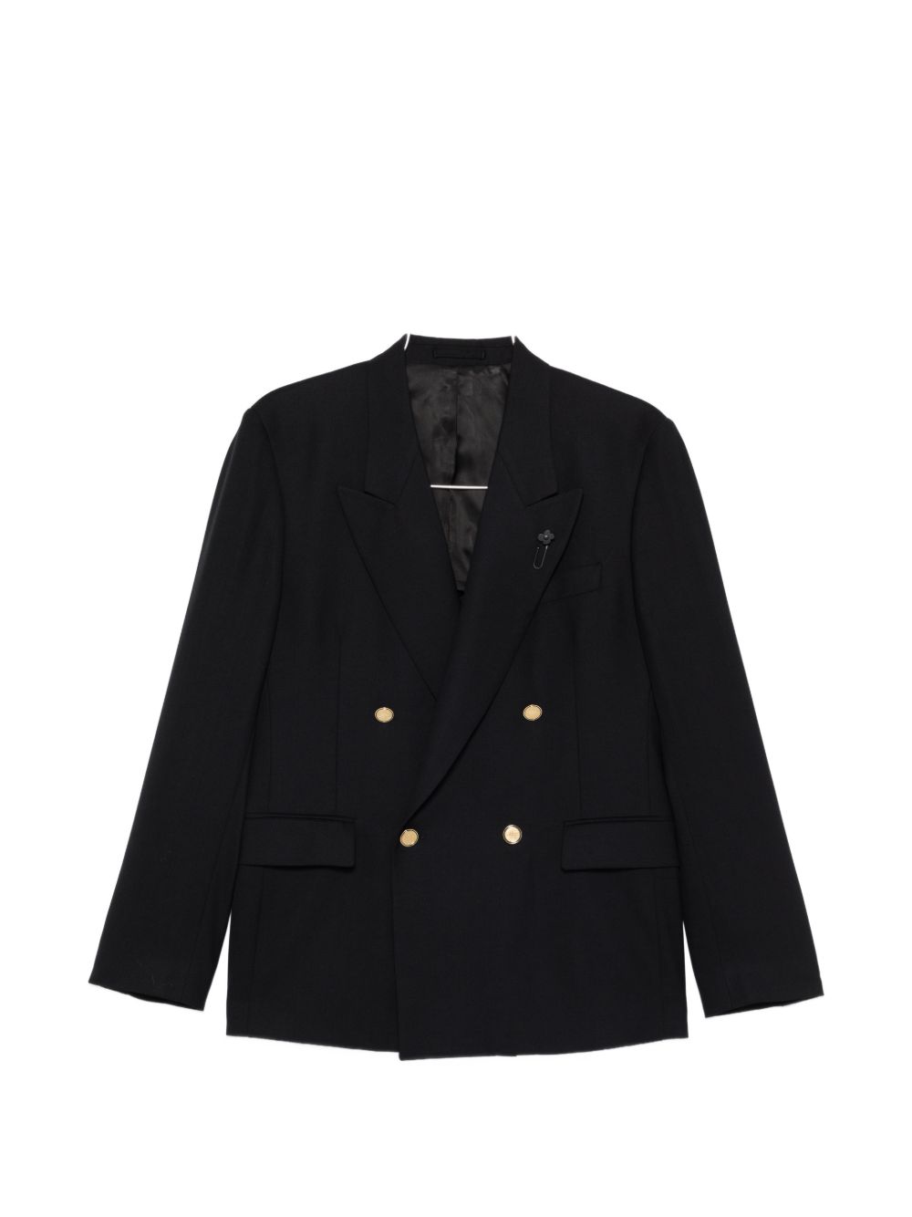 Giacca doppiopetto in nero Lardini - uomo 