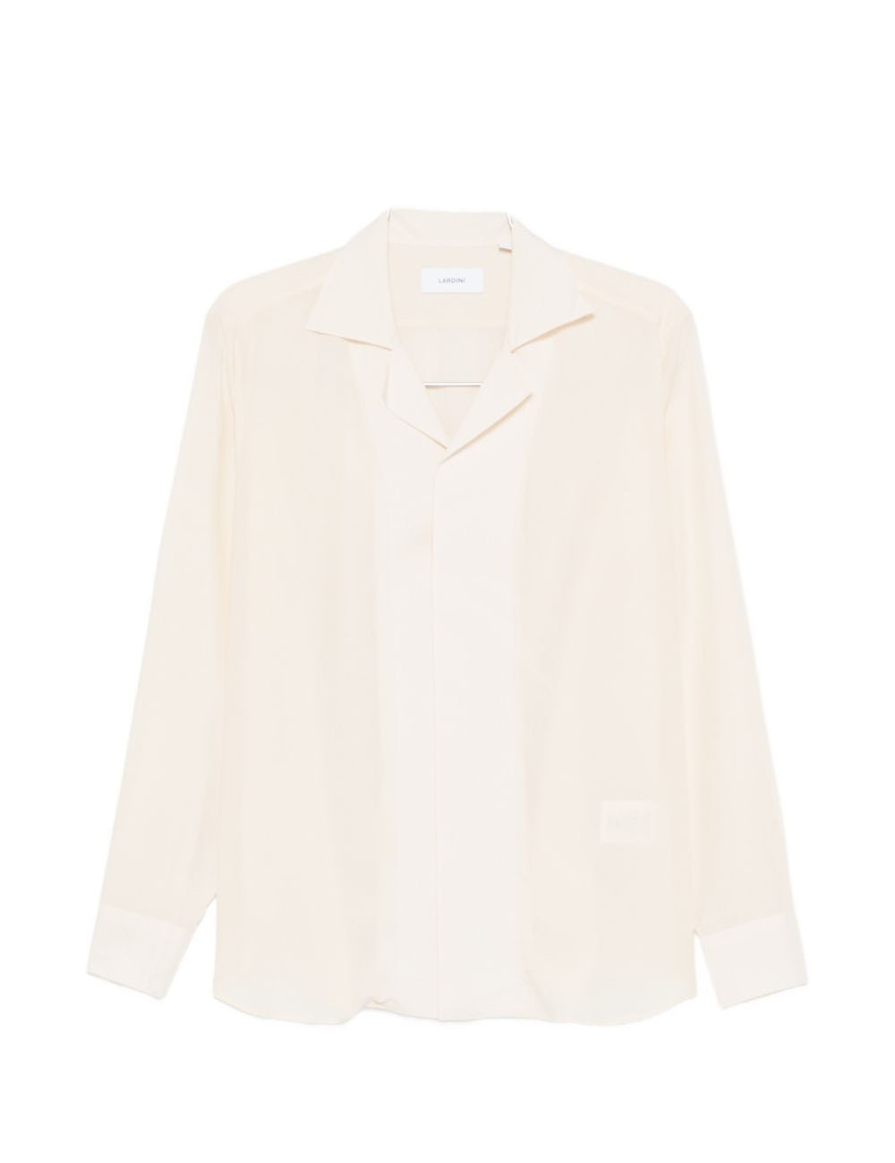 Camicia con revers a lancia in rosa chiaro Lardini - uomo 