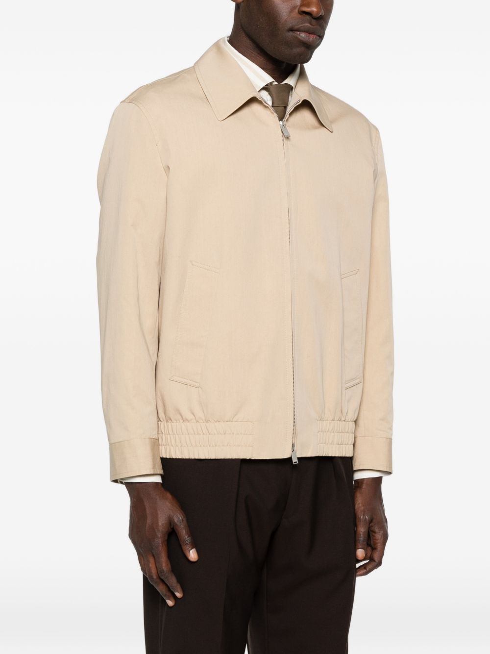 Giacca Aiden con zip in beige Lardini - uomo 