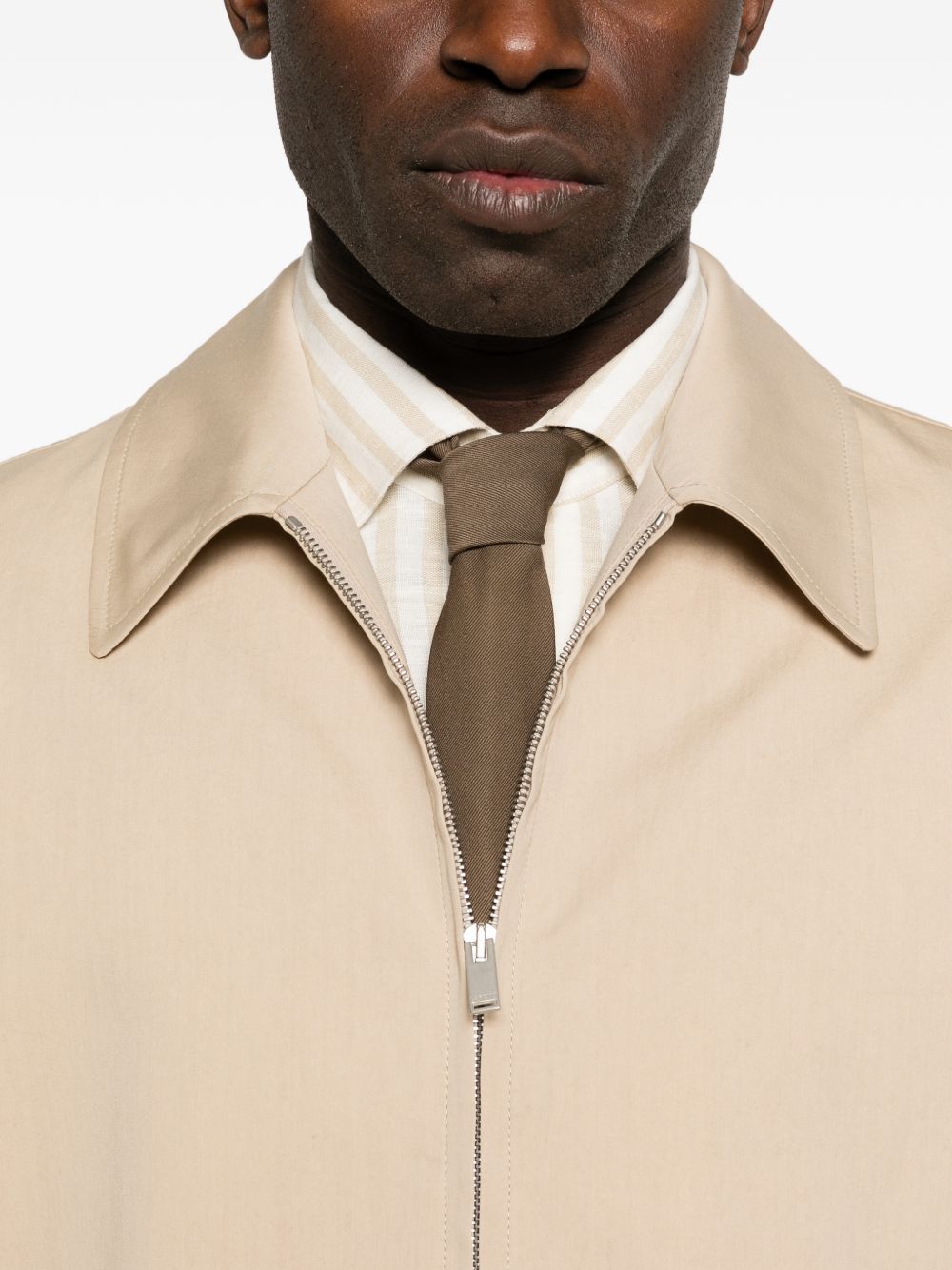 Giacca Aiden con zip in beige Lardini - uomo 