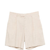 Bermuda con pieghe in beige Lardini - uomo 