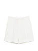 Lardini men's Aramis pleated shorts in white
