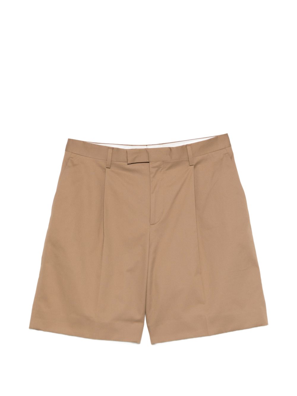 Shorts sartoriali con pieghe in marrone Lardini - uomo 