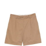 Shorts sartoriali con pieghe in marrone Lardini - uomo 