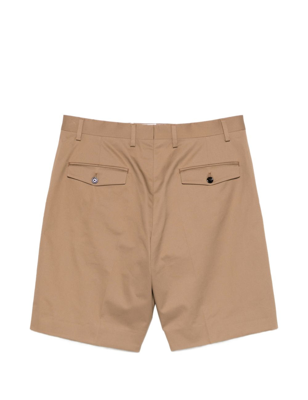 Shorts sartoriali con pieghe in marrone Lardini - uomo 
