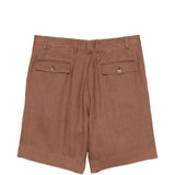 Shorts con pieghe in marrone Lardini - uomo 