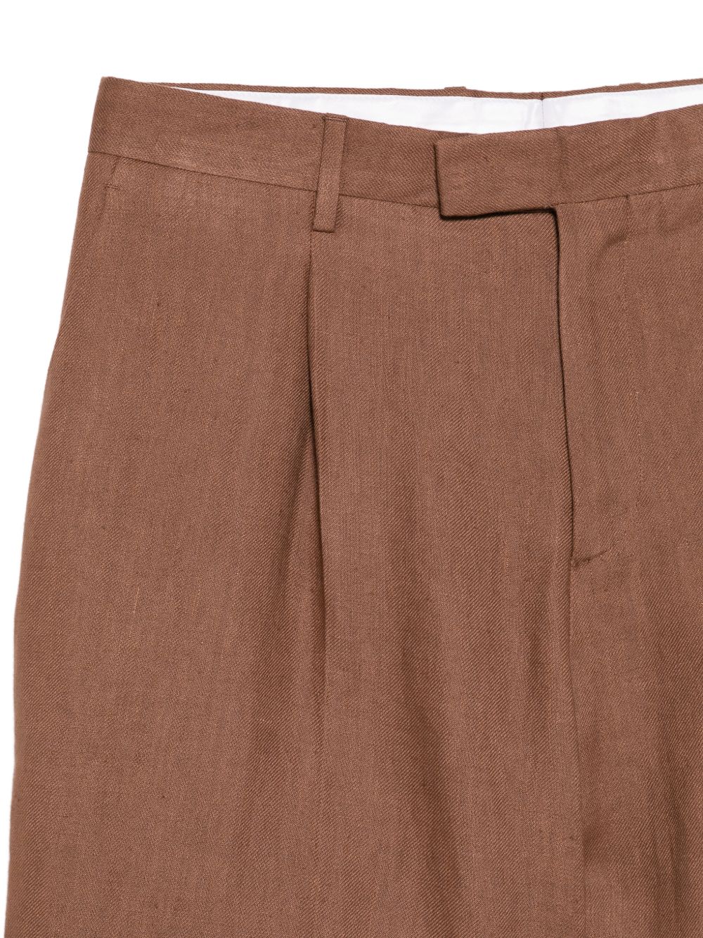 Shorts con pieghe in marrone Lardini - uomo 