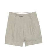 Shorts Paramis con pieghe in grigio Lardini - uomo 