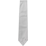 Cravatta satinata in grigio Lardini - uomo 