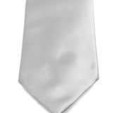 Cravatta satinata in grigio Lardini - uomo 