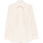 Camicia con trama in crema Lardini - uomo 