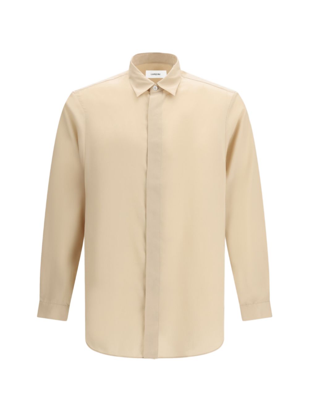 Camicia oversize in beige Lardini - uomo 