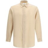 Camicia oversize in beige Lardini - uomo 