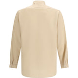 Camicia oversize in beige Lardini - uomo 