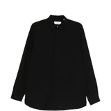Camicia oversize in nero Lardini - uomo 