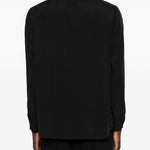 Camicia oversize in nero Lardini - uomo 