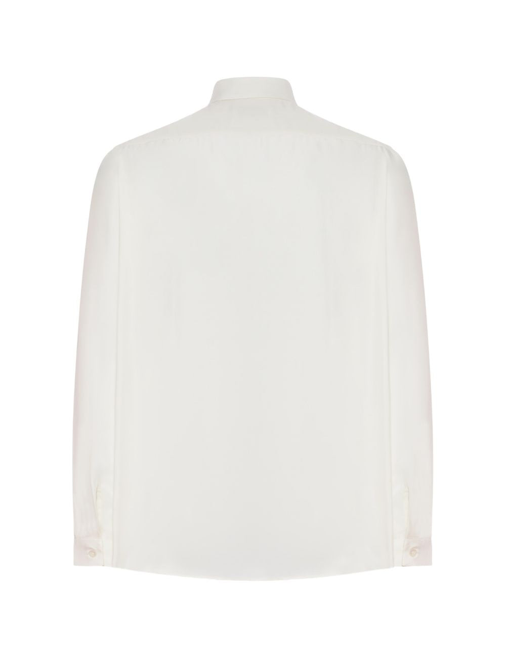 Camicia con bottoni nascosti in bianco Lardini - uomo 