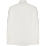Camicia con bottoni nascosti in bianco Lardini - uomo 