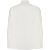 Camicia con bottoni nascosti in bianco Lardini - uomo 